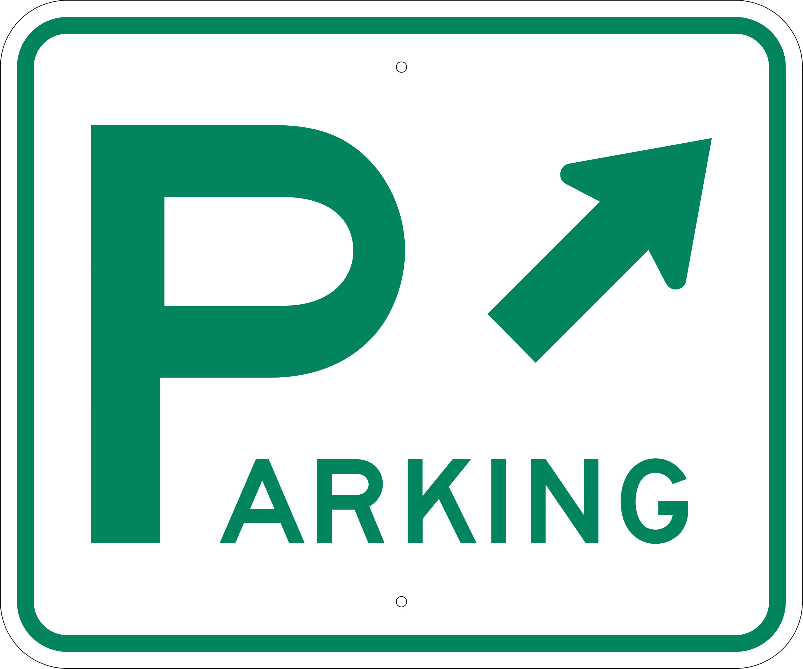 Parking sign nisha graphic creations